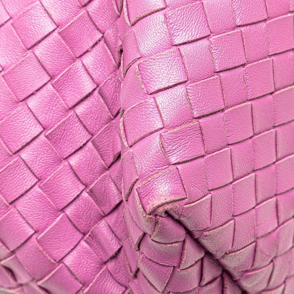 Bottega Veneta Intrecciato Handbag in Purple Leather for Women - Picture 4 of 13